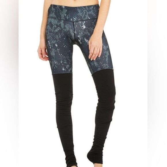 Alo yoga goddess legging size small phyton combination print - Picture 1 of 11